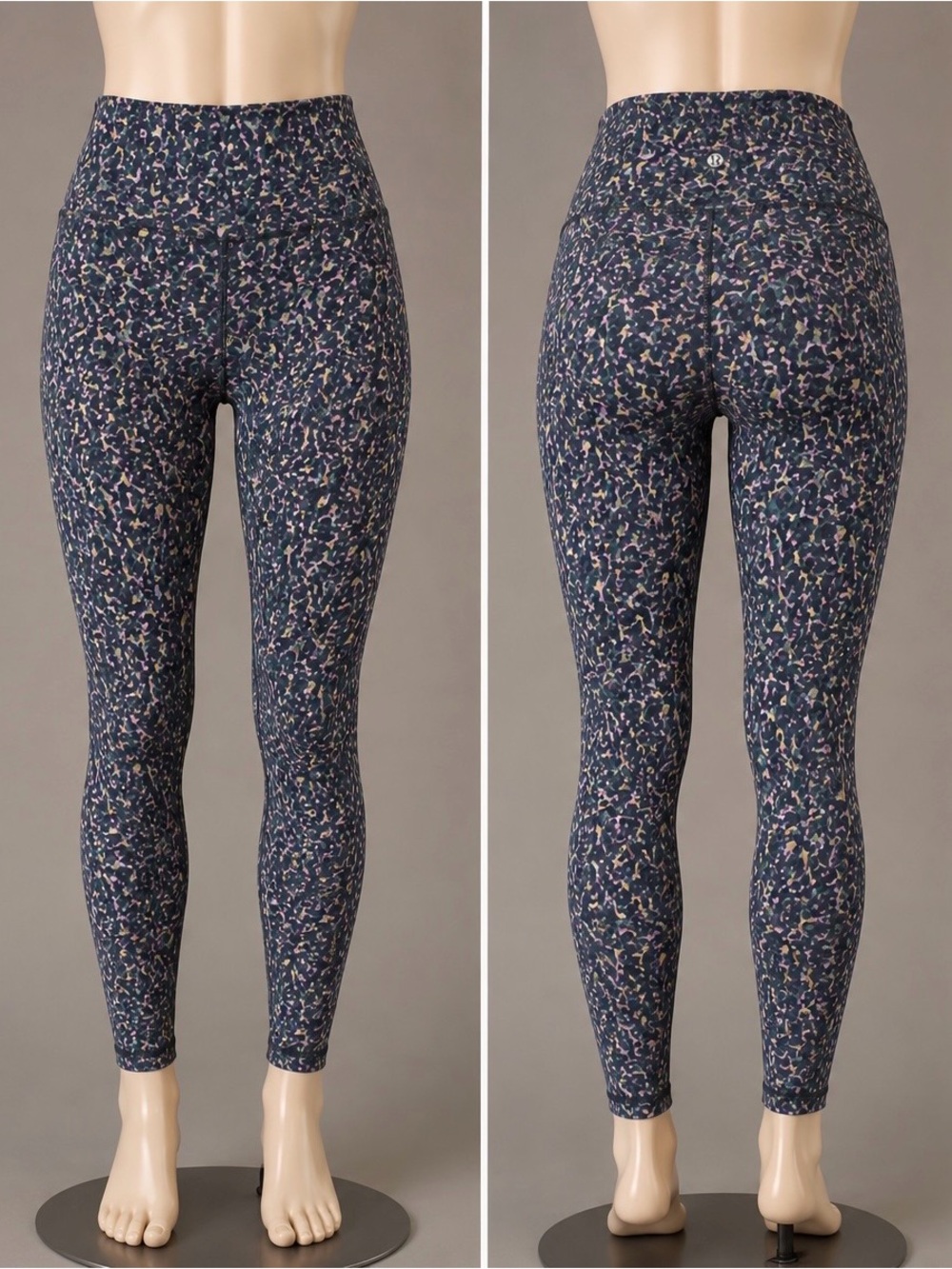 High-Rise Printed Leggings - Multi Color Floral